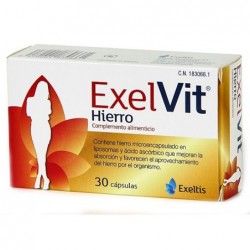 Exelvit Hierro 30 Cápsulas