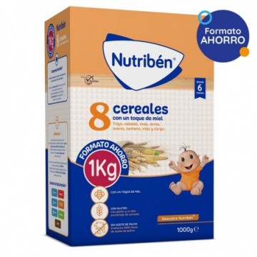 Nutribén 8 Cereales y Miel...