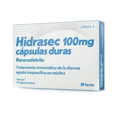 Hidrasec 100 mg 10 Cápsulas...