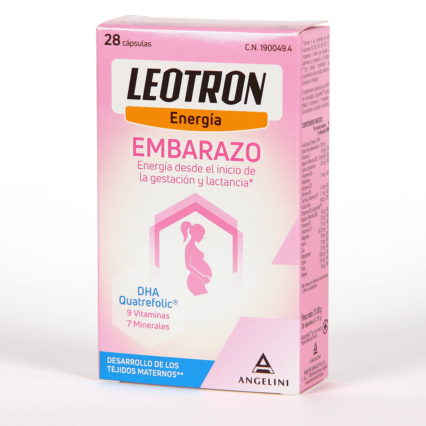 Leotron Embarazo 28 Cápsulas