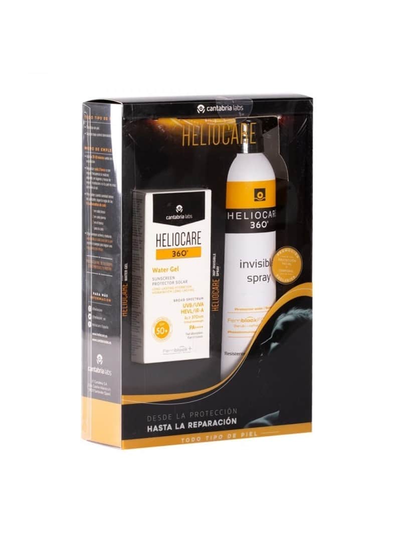 Heliocare 360 Pack Water Gel SPF50 50ml + Invisible Spray 200ml