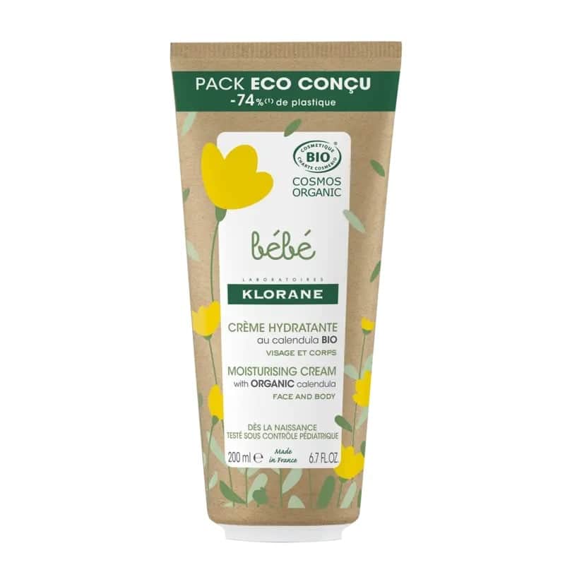 Klorane Bebé Crema Hidratante a la Caléndula BIO 200ml