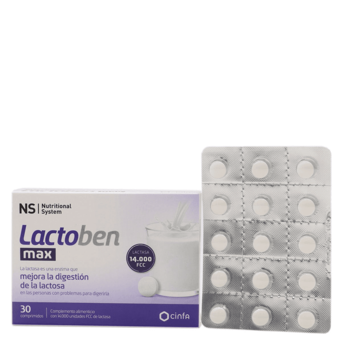 NS Nutritional System Lactoben Max 30 comprimidos