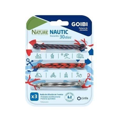 Goibi Nature Pulsera Citronela Nautic 3 unidades