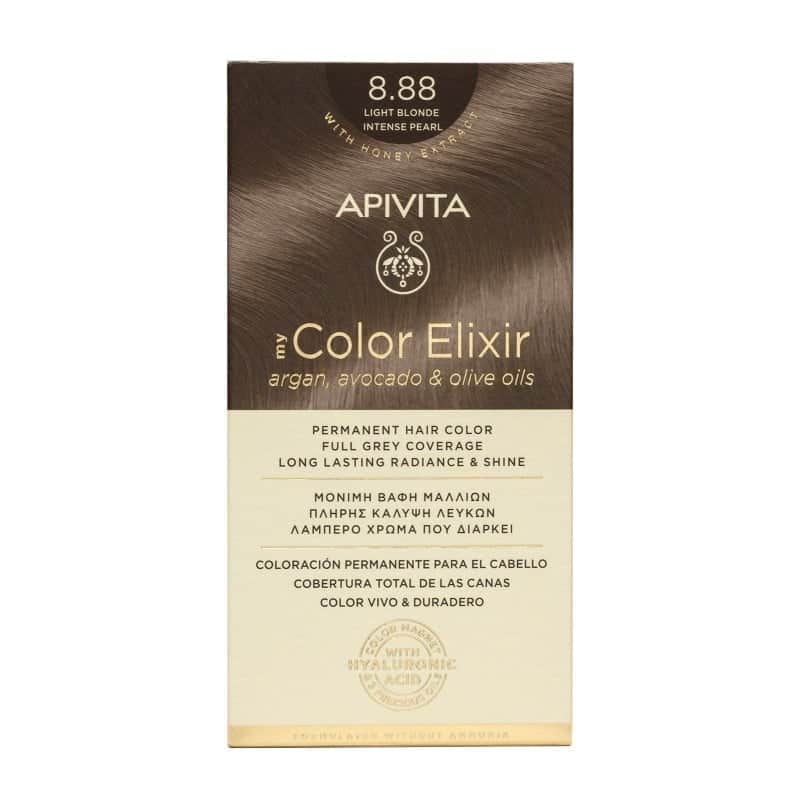 Apivita My Color Elixir 8.88 Rubio Claro Perlado Intenso