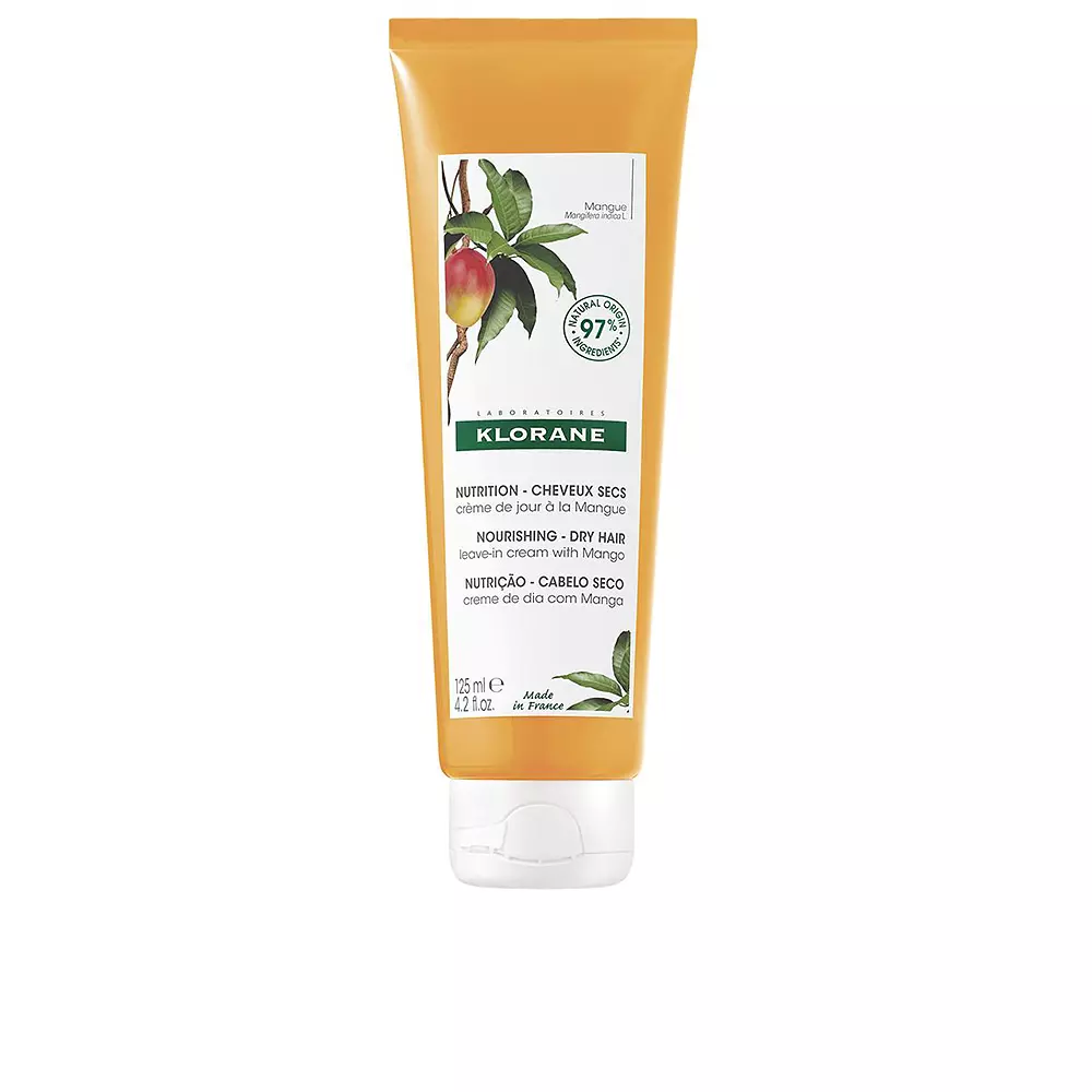 Klorane Crema Día Mango 125ml | Tratamiento Cabello Seco