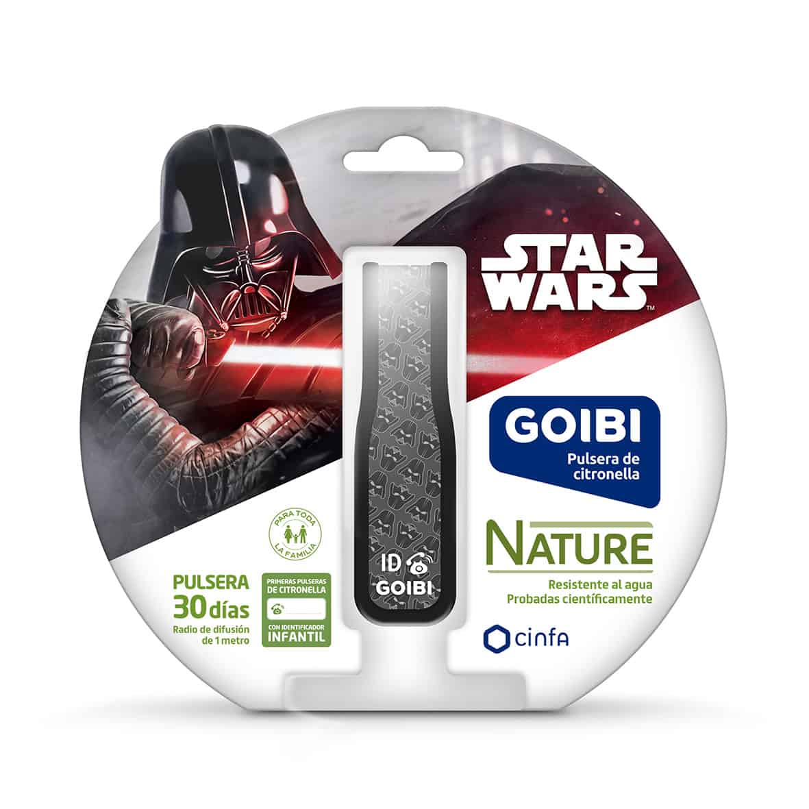 Goibi Nature Pulsera Citronela Star Wars Darth Vader 1 unidad